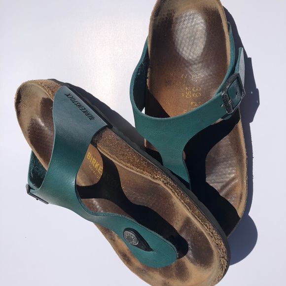teal birkenstock gizeh